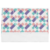 ハッピーバースデーファミリーパステルカラー ラージペーパーバッグ (裏面)