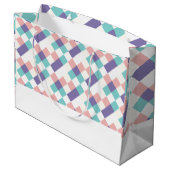 ハッピーバースデーファミリーパステルカラー ラージペーパーバッグ (裏面アングル)