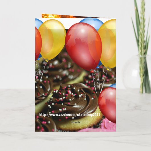 ハッピーバースデーファミリーフレンズデスティニー カード (裏面)