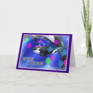 ハッピーバースデーフィッシュスタイル010 カード