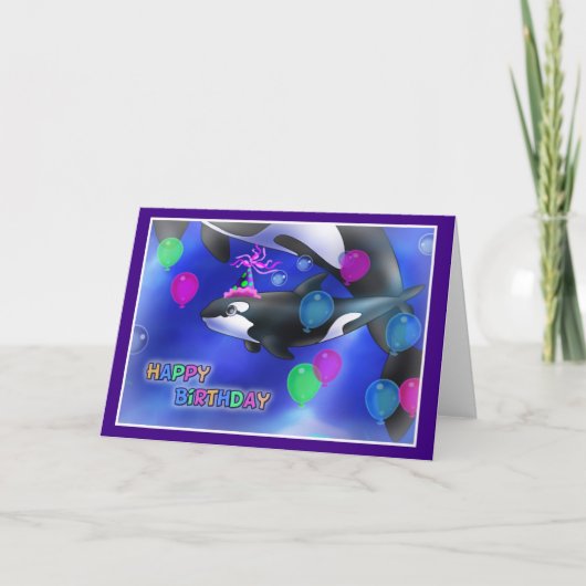 ハッピーバースデーフィッシュスタイル010 カード (正面)