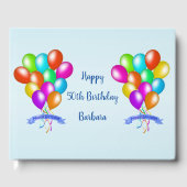 ハッピーバースデーフェスティバルカラフルバルーンストリーマ ゲストブック (正面)