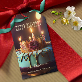 ハッピーバースデーフェスティバルケーキ ギフトタグ