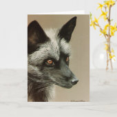 ハッピーバースデーフォキシレディ カード (黄色い花)