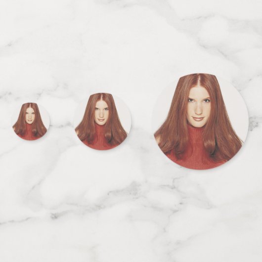 ハッピーバースデーフォトおもしろいレトロ漫画帳 コンフェッティ (裏面)