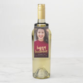 ハッピーバースデーフォトカスタム ボトルネックタグ (ボトル)