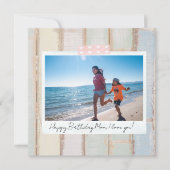 ハッピーバースデーフォトカードとインスタントダウンロード シーズンカード (正面)