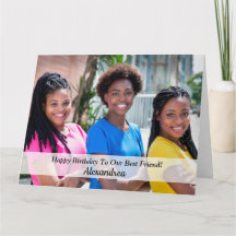 ハッピーバースデーフォトガールフレンドBuddyビッグカスタム