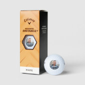 ハッピーバースデーフォトゴルファーがパーソナライズ ゴルフボール (パッケージ)