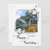 ハッピーバースデーフォトポストカード ポストカード (正面/裏面)