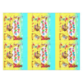 ハッピーバースデーフォレストフレンズ テーブルクロス (正面(横))