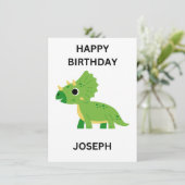 ハッピーバースデーフラットカード (スタンド正面)