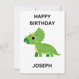 ハッピーバースデーフラットカード