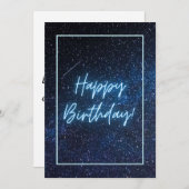 ハッピーバースデーフラットカード シーズンカード (正面/裏面)