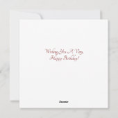 ハッピーバースデーフラットカード シーズンカード (裏面)