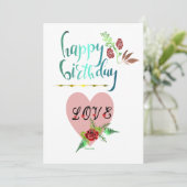 ハッピーバースデーフラットカード シーズンカード (スタンド正面)