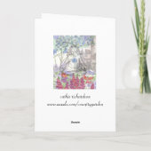 ハッピーバースデーフラワーカード禅 カード (裏面)