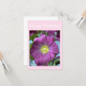 ハッピーバースデーフラワーカード カード (正面/裏面インサイチュ)
