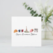 ハッピーバースデーフランスのカード、Joyeux Anniverssaire カード (スタンド正面)