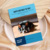 ハッピーバースデーフランスのブルドッグ カード