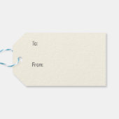 ハッピーバースデーフランスのブルドッグ ギフトタグ (裏面横)