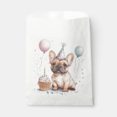 ハッピーバースデーフランスのブルドッグ フェイバーバッグ (正面)