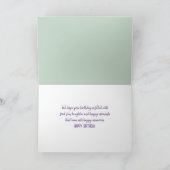 ハッピーバースデーフランスのマカロン カード (内部)