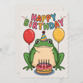 ハッピーバースデーフレンズファミリーカおもしろいエル シーズンカード (正面/裏面)