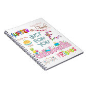 ハッピーバースデーフレンズファミリーノートブック ノートブック (右側)