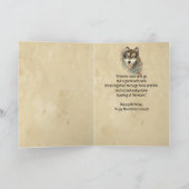 ハッピーバースデーフレンドウルフ カード (内部)