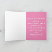 ハッピーバースデーフレンドパープルラン カード (内部)