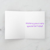 ハッピーバースデーフレンド カード (内部)