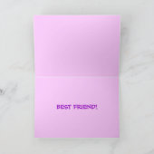 ハッピーバースデーフレンド… カード (内部)