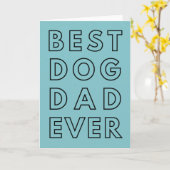 ハッピーバースデーフロムドッ最高のグパパカード カード (黄色い花)