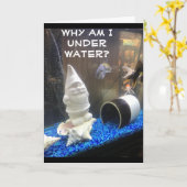 ハッピーバースデーフロムユーモアのある格言 カード (黄色い花)