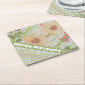 ハッピーバースデーフローズンコースター ペーパーコースター (アングル)