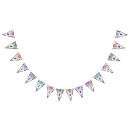 ハッピーバースデーフローラガールズネームパーティーバンティング バンティングフラッグ