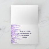 ハッピーバースデーフローラフォールドホリデーカード シーズンカード (内部)