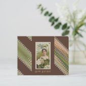 ハッピーバースデーフローラ美しい49 ポストカード (スタンド正面)