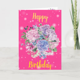 ハッピーバースデーフローラ カード