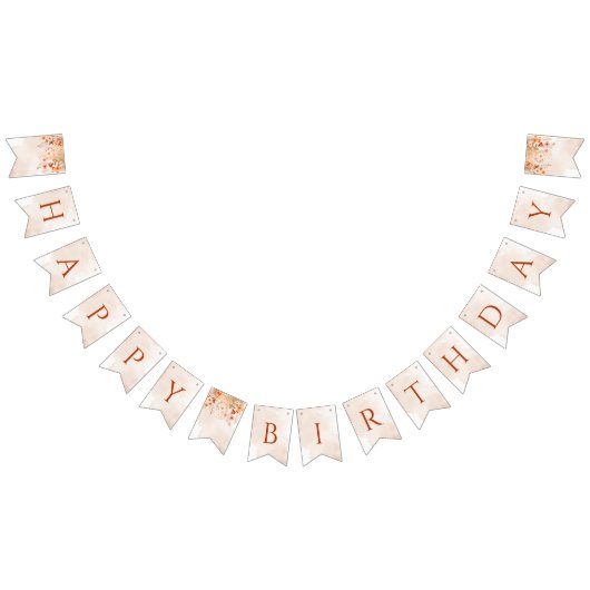 ハッピーバースデーフローラ バンティングフラッグ (全)