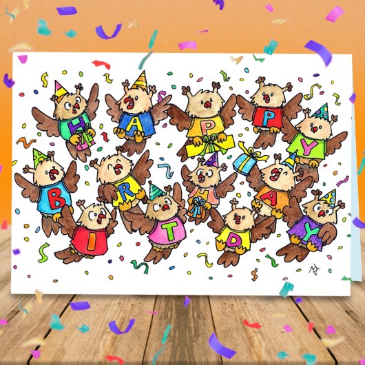 ハッピーバースデーフールズバイニコールヤネス カード