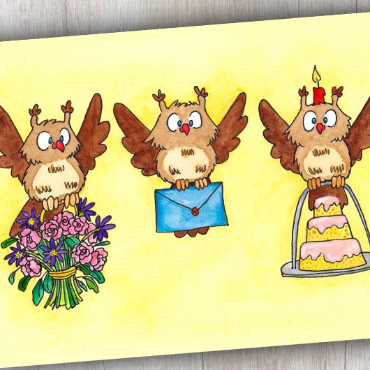 ハッピーバースデーフールズバイニコールヤネス シーズンポストカード