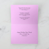 ハッピーバースデーフ最高のァラエノプシオーキッドカー カード (内部)