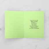 ハッピーバースデーフ最高のレンドリリーオブザバレーカード カード (内部)