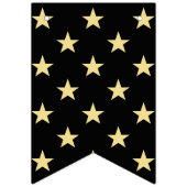 ハッピーバースデーブエレガントラック金ゴールドデコール バンティングフラッグ (第1の旗)