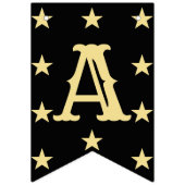 ハッピーバースデーブエレガントラック金ゴールドデコール バンティングフラッグ (第3の旗)