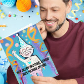 ハッピーバースデーブラザーおもしろい カード