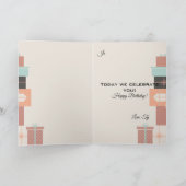 ハッピーバースデーブラザーカード カード (内部)