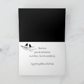 ハッピーバースデーブラザースペシャルフレンドツーバード カード (内部)